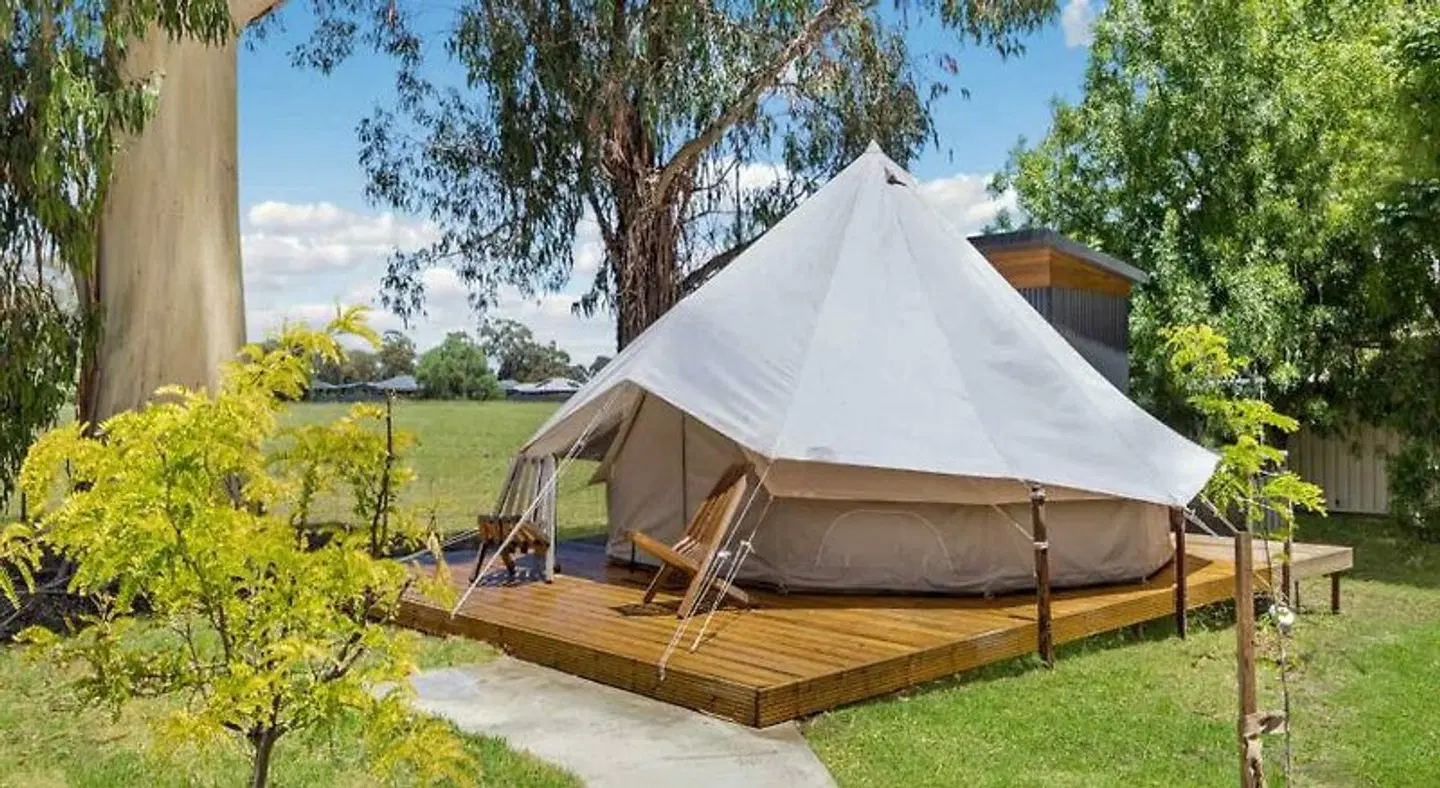 BIG4 Bendigo Marong Holiday Park Terrasse