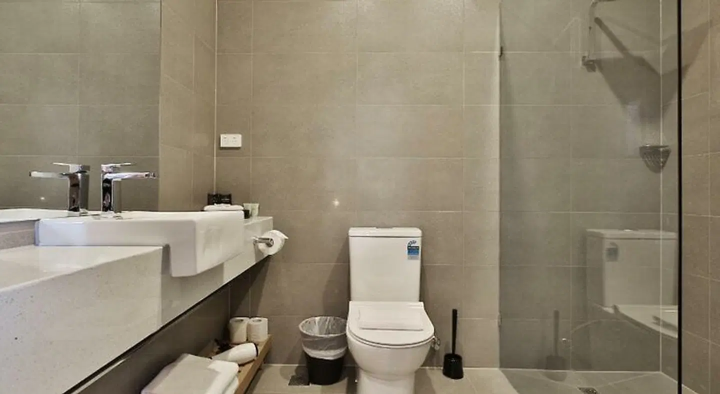 Quality Apartments Dandenong Badezimmer