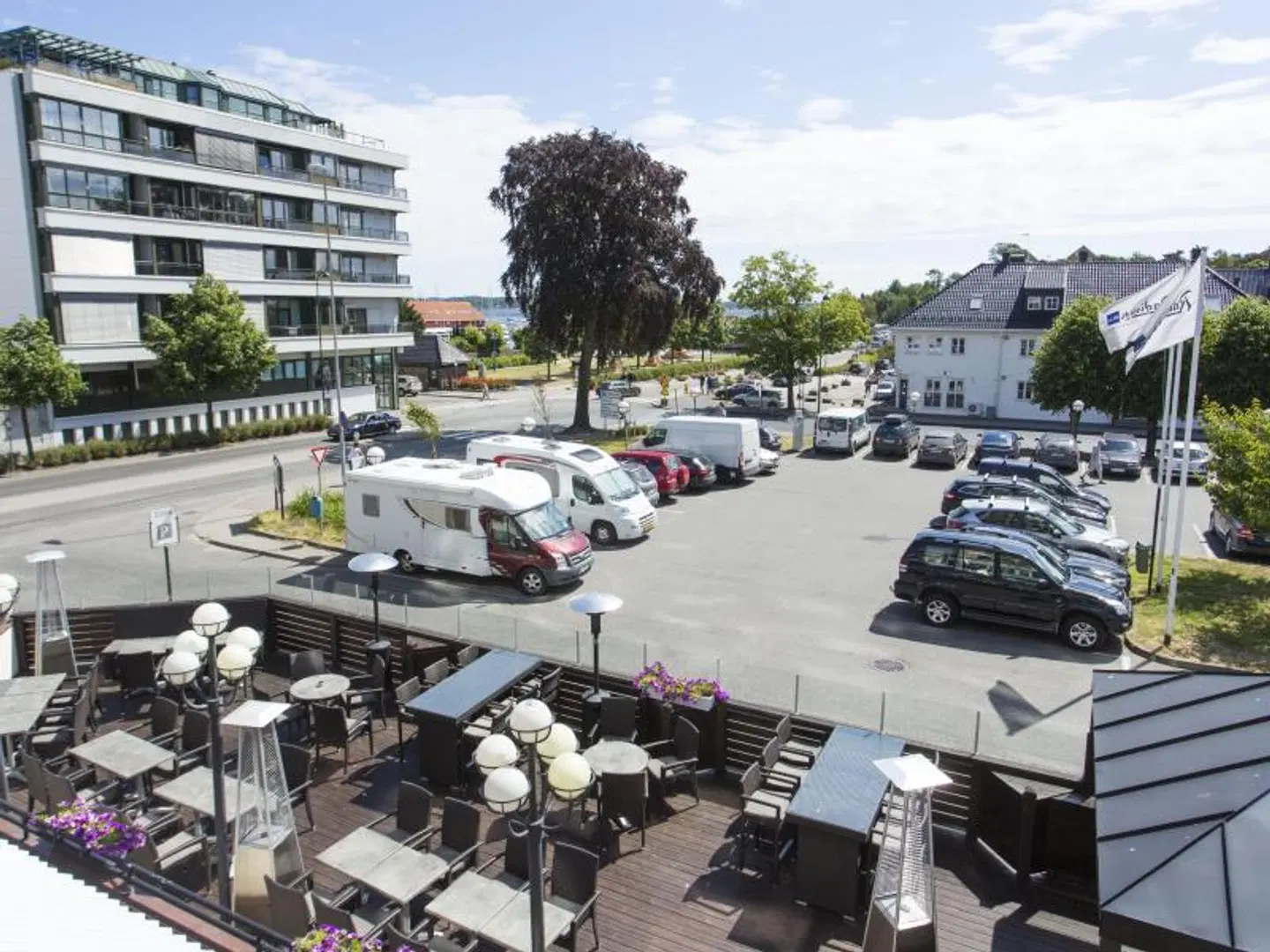 Radisson Blu Caledonien Hotel, Kristiansand Terrasse