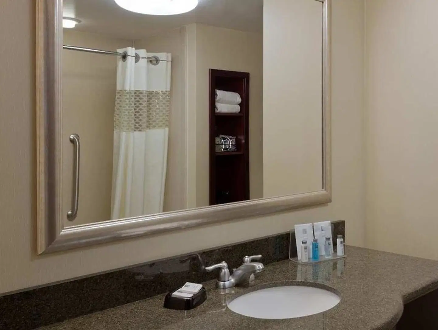 Hampton Inn & Suites Syracuse Dewitt Badezimmer