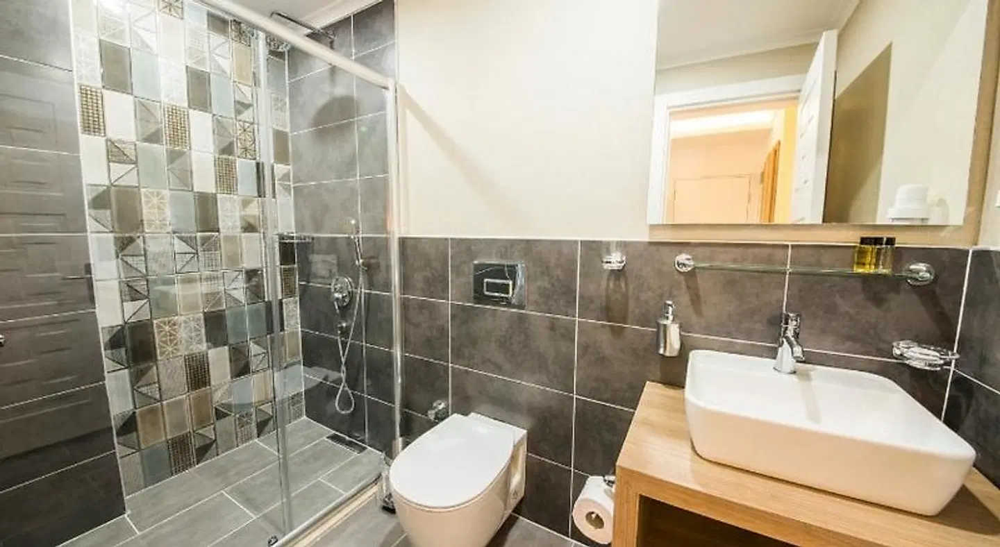 Dekatria Rooms&Aparts Badezimmer