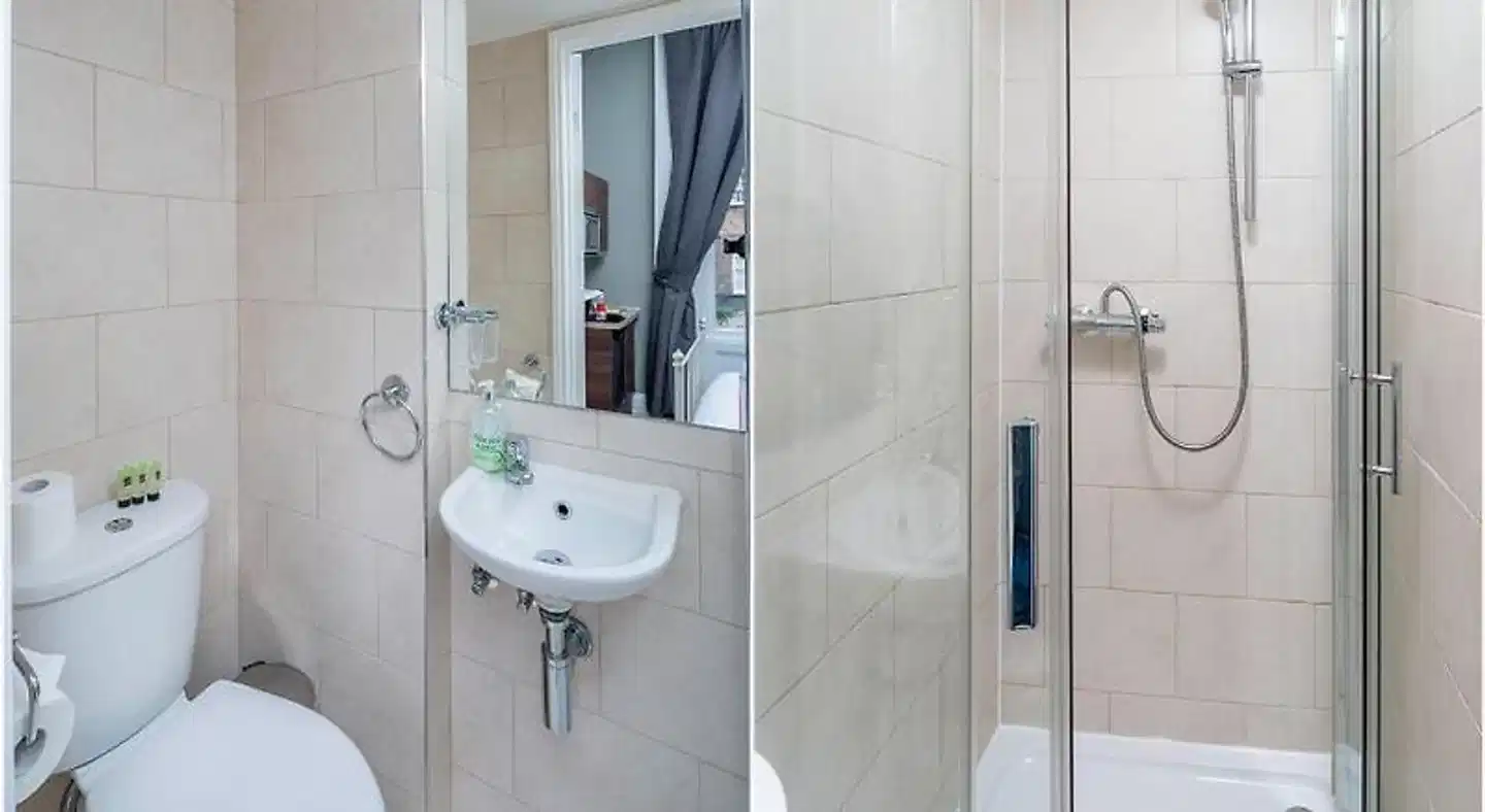 Ebury House Hotel Badezimmer