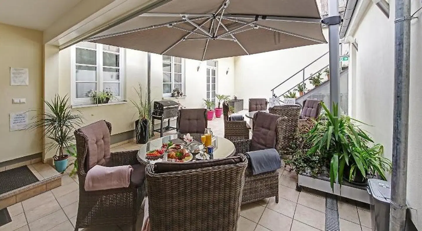 Boutique-Hotel Kronenstuben Terrasse