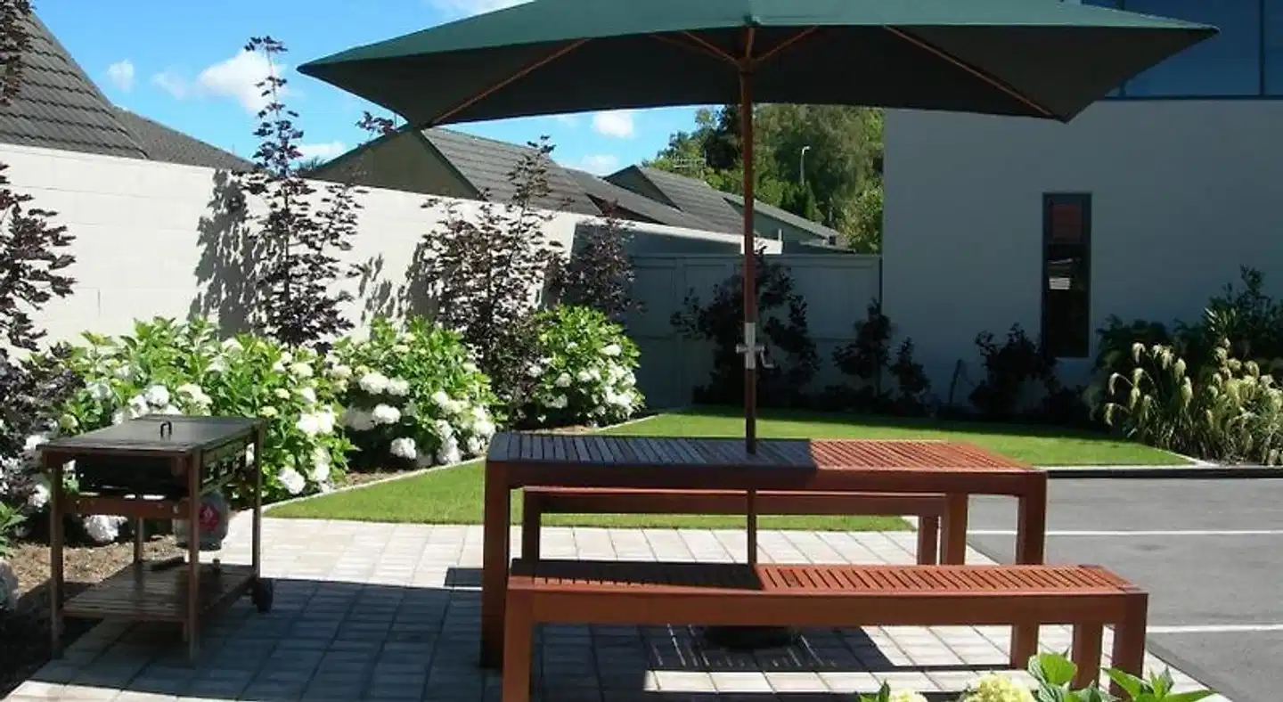 Alpine Lake Motor Lodge Terrasse