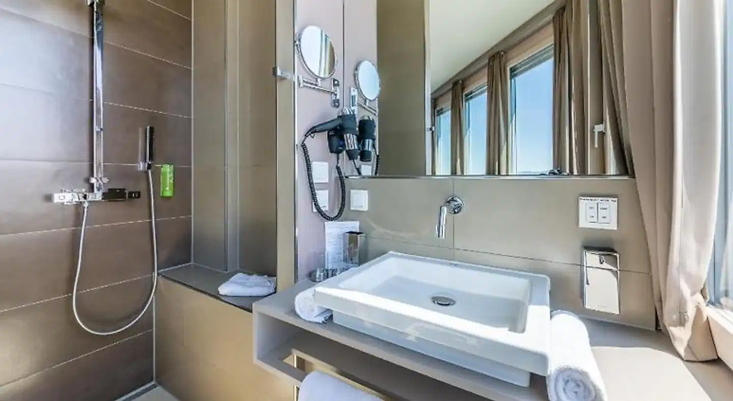 aquaTurm Hotel & Energie Badezimmer