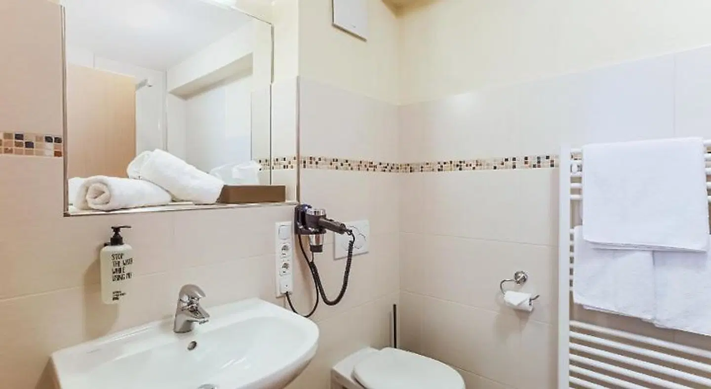 Berggasthof Banzer Wald Badezimmer