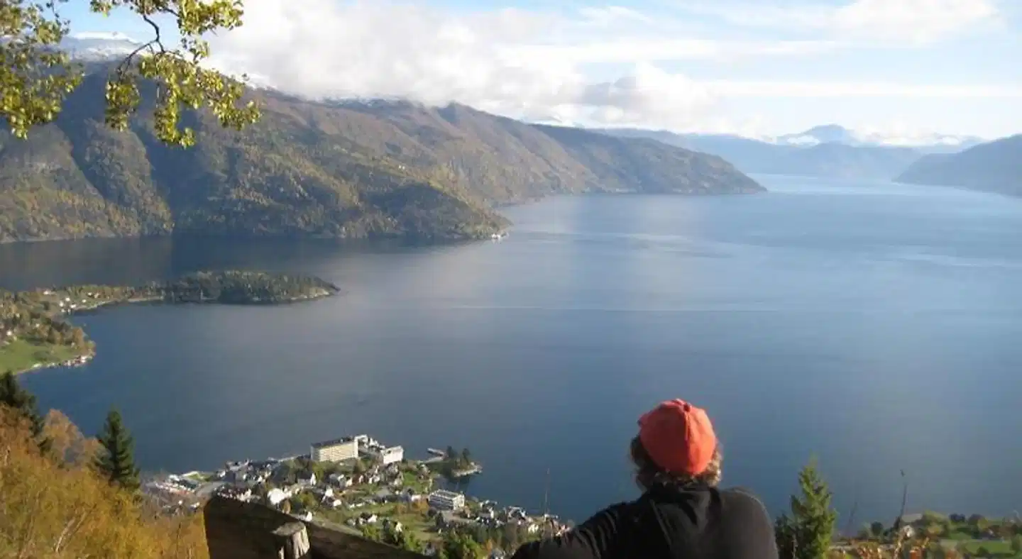 Dragsvik Fjordhotel Landschaft