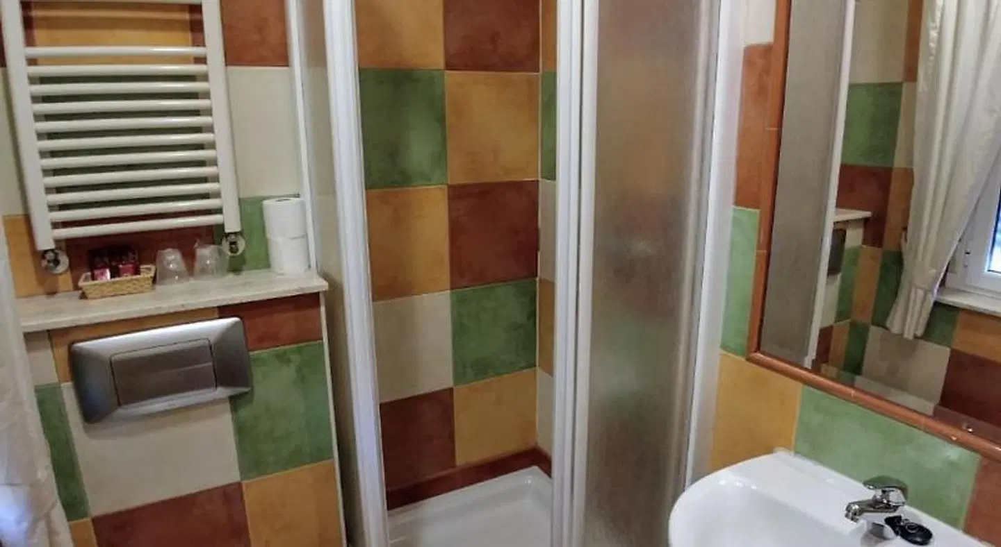 Hostal Prada Borges Badezimmer