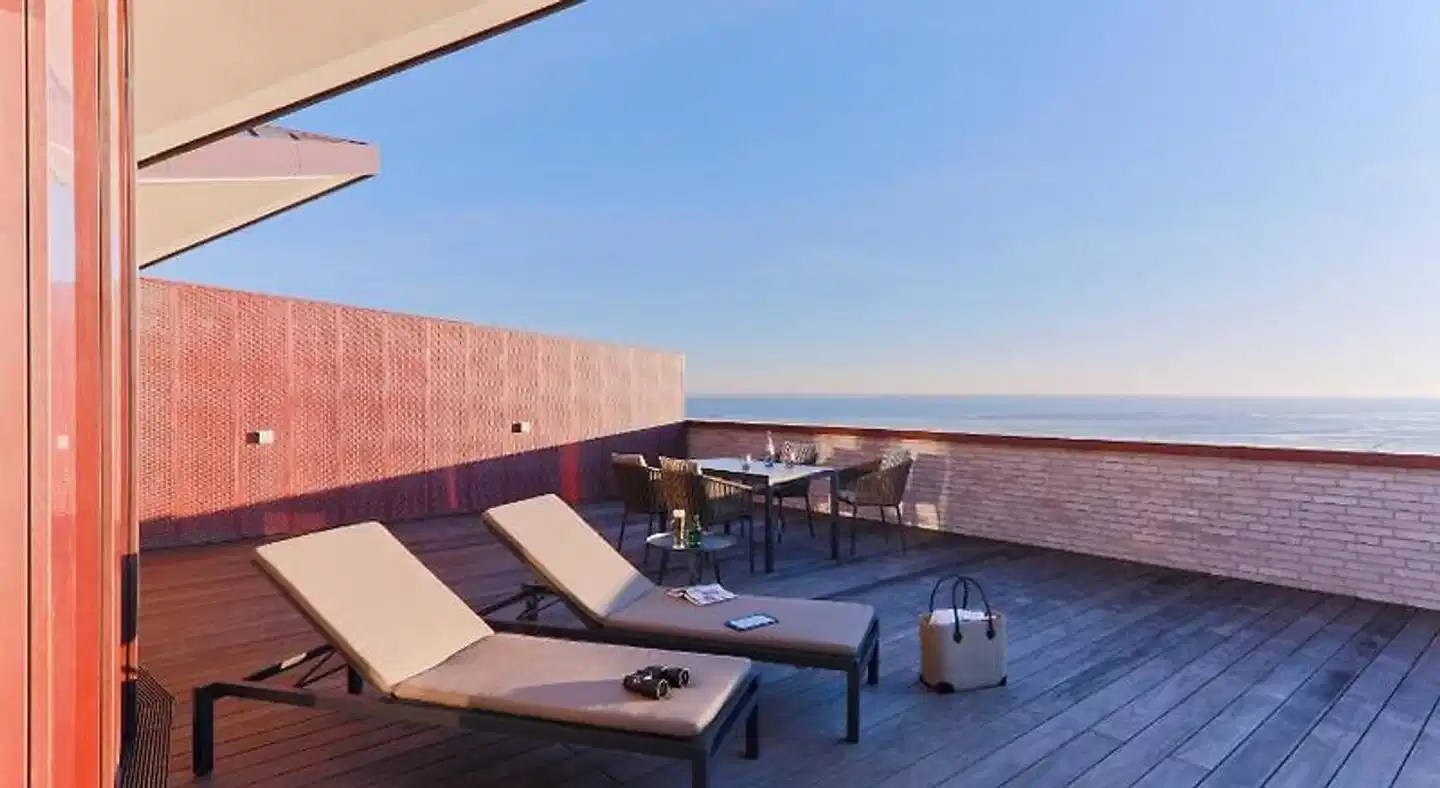 Upstalsboom Wyk auf Föhr Terrasse