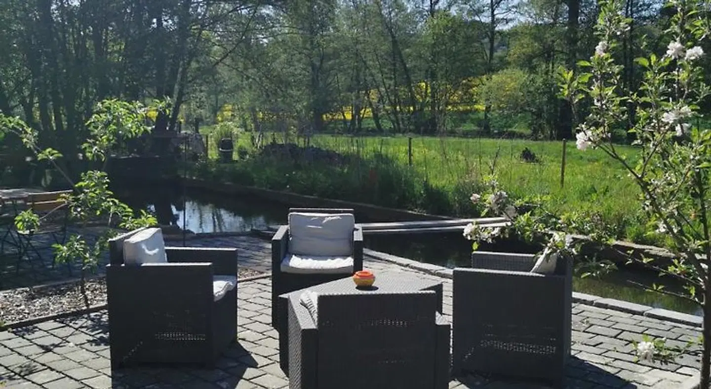 Hotel Gutsmühle Terrasse