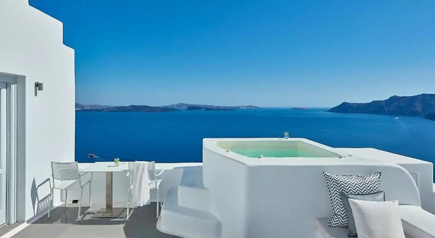 Katikies Villa Santorini Terrasse