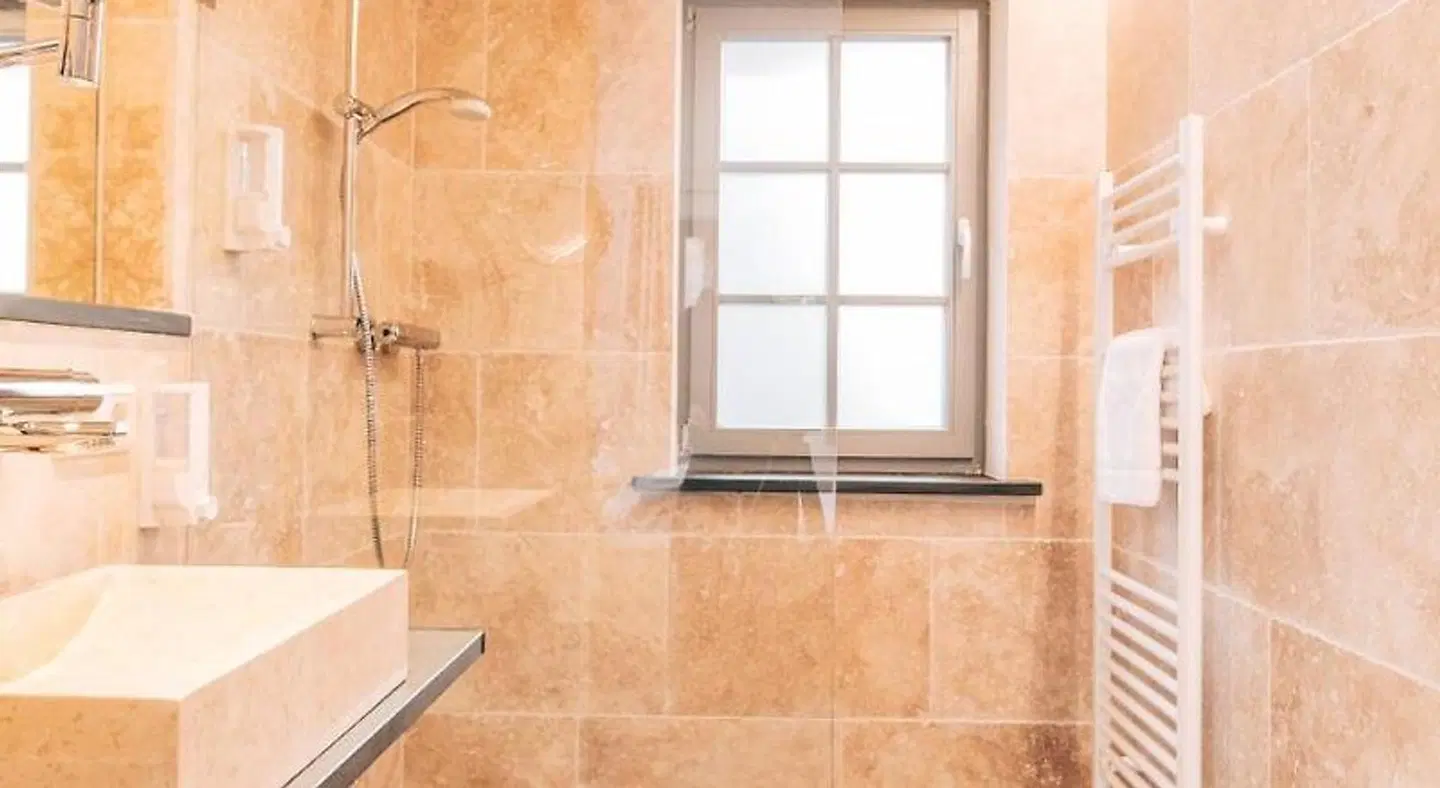 Biohotel KUNSTQUARTIER Badezimmer