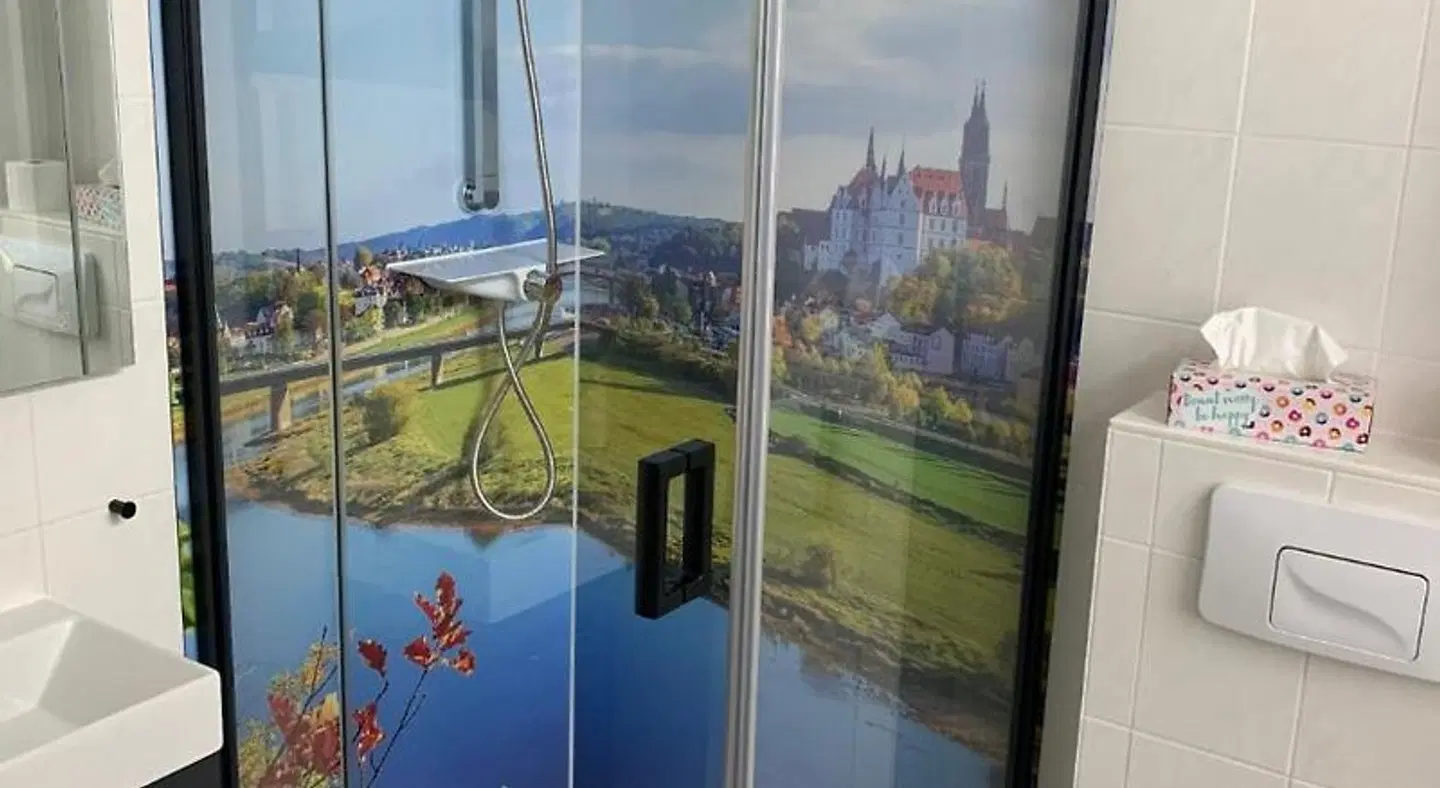 Pension Triebischtal Badezimmer