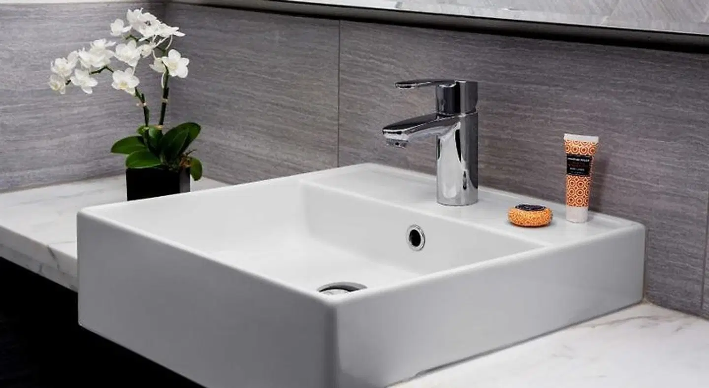 Park South Hotel Badezimmer