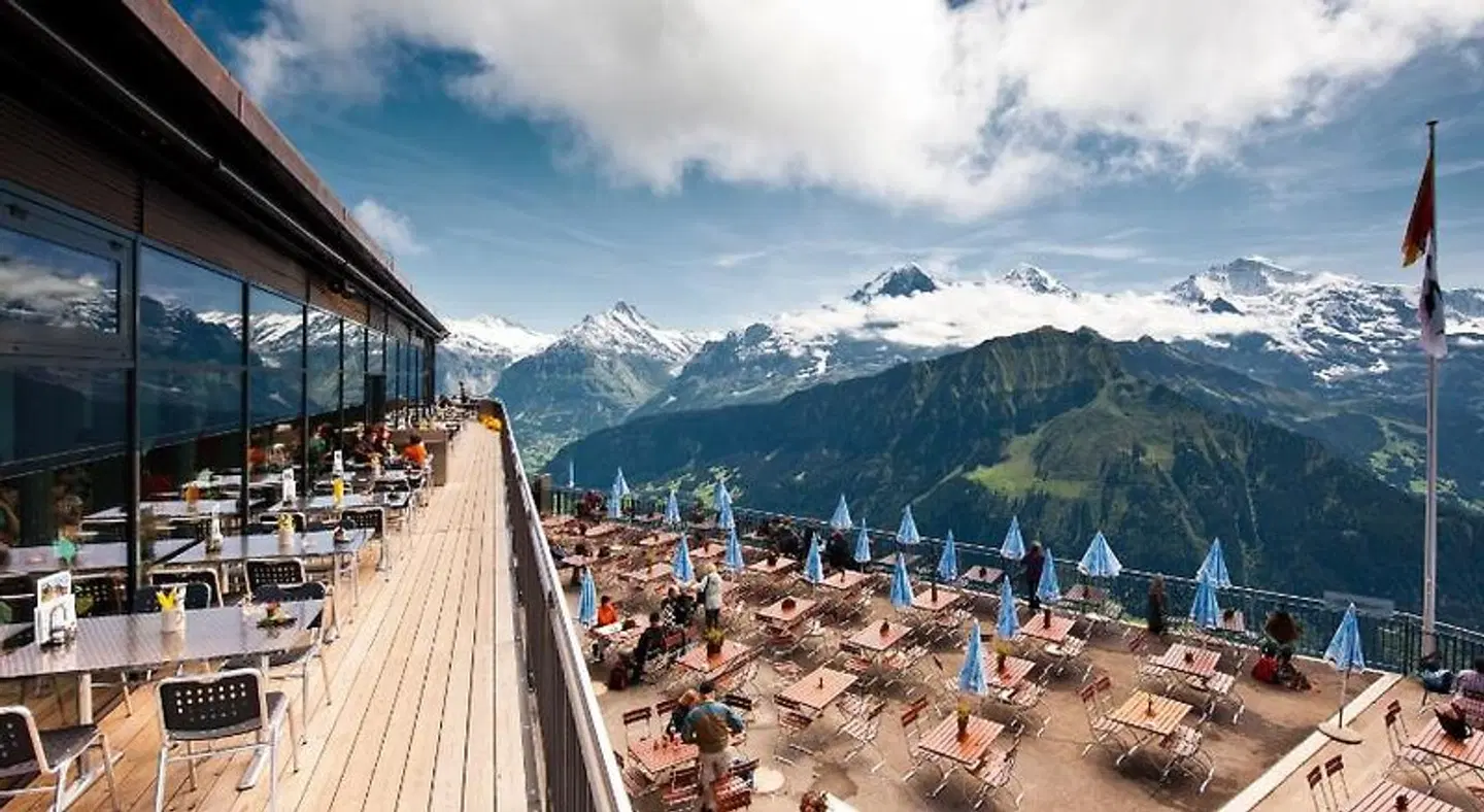 Berghotel Schynige Platte Terrasse