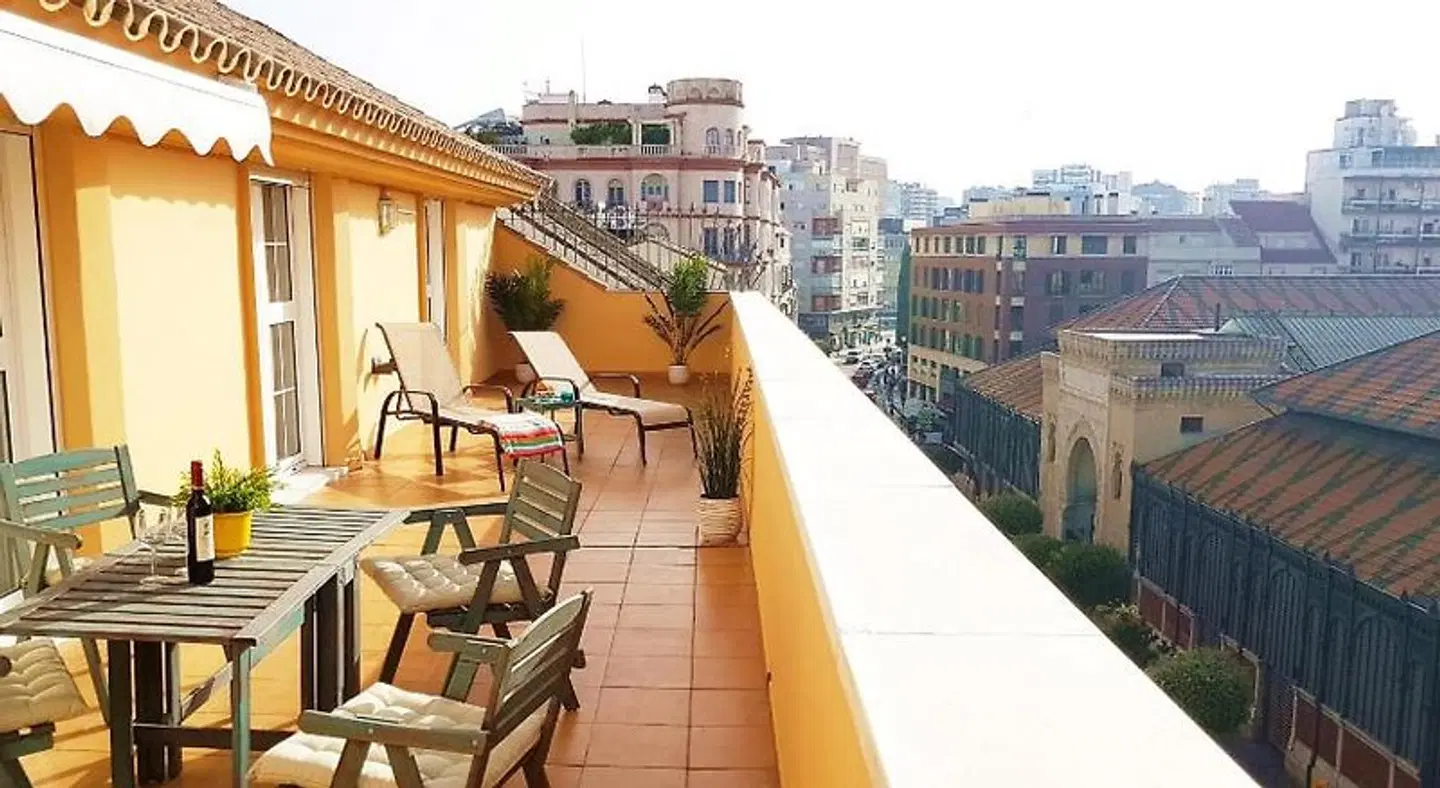 iloftmalaga Puerta del Mar Terrasse
