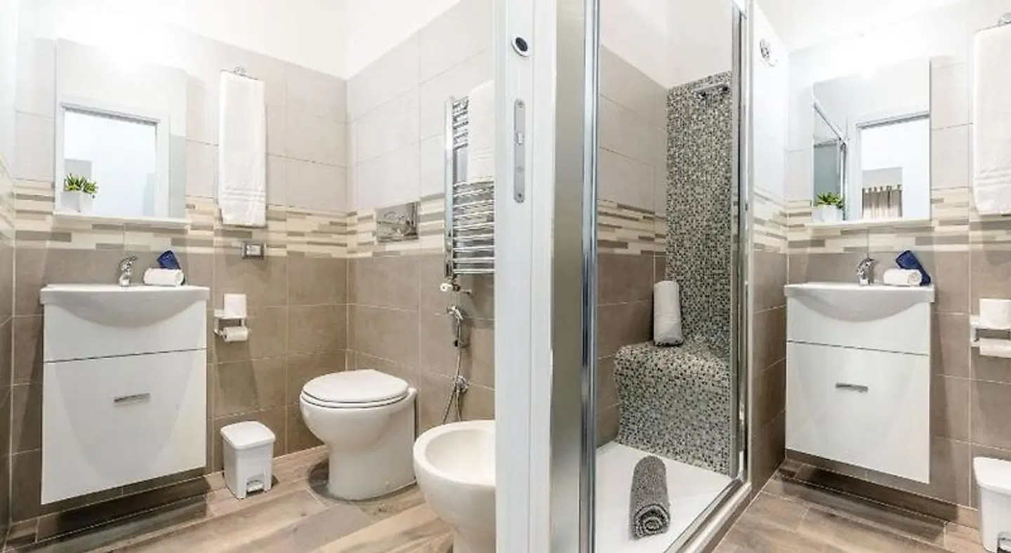 Scirocco Rooms Badezimmer