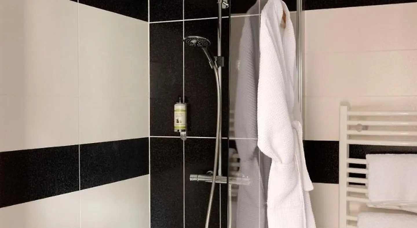 Hostellerie de la Renaissance Badezimmer