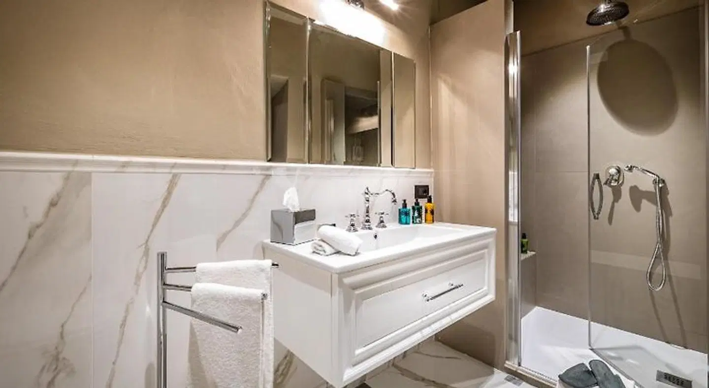 Apartments Florence Palazzo ridolfi Badezimmer