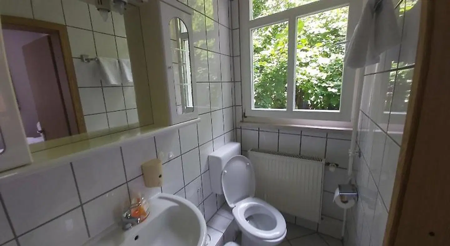 Schwarzer Adler Badezimmer