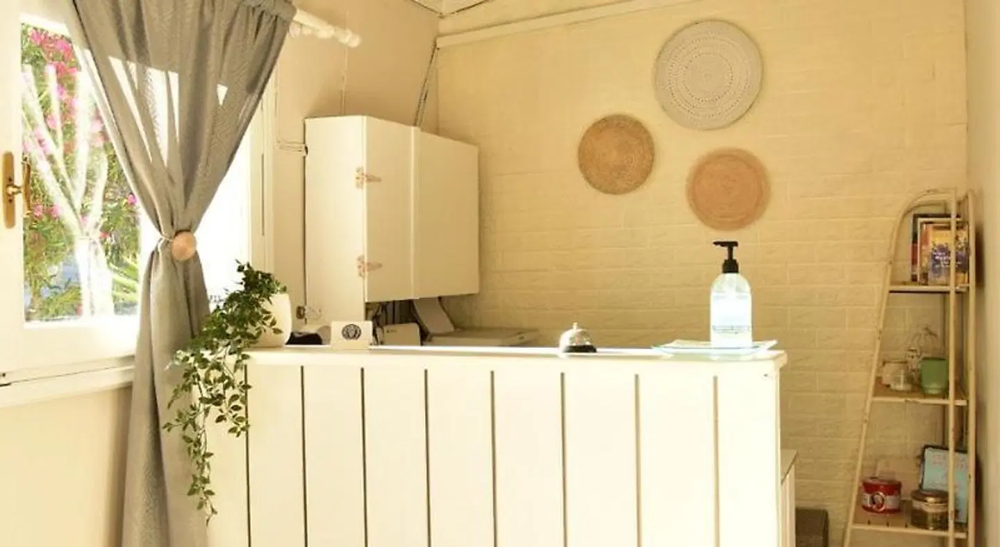Idomeneas Apartments Badezimmer