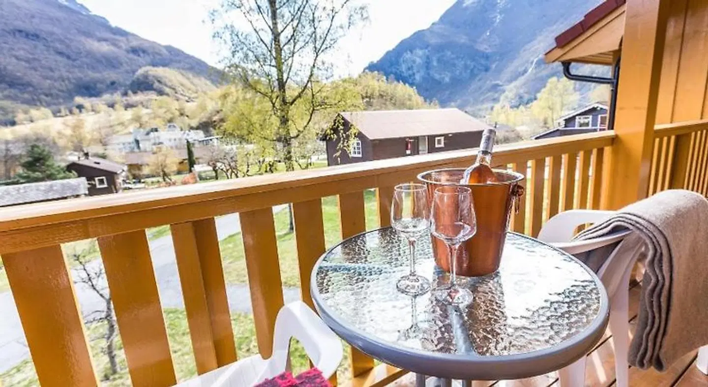 Flåm Holiday House Terrasse