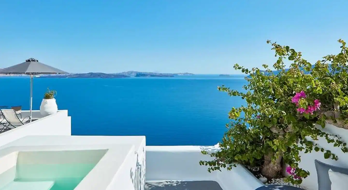 Katikies Villa Santorini Terrasse