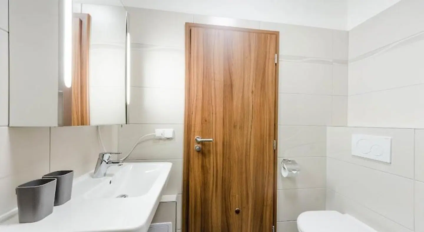 Pension Zli'ín Badezimmer