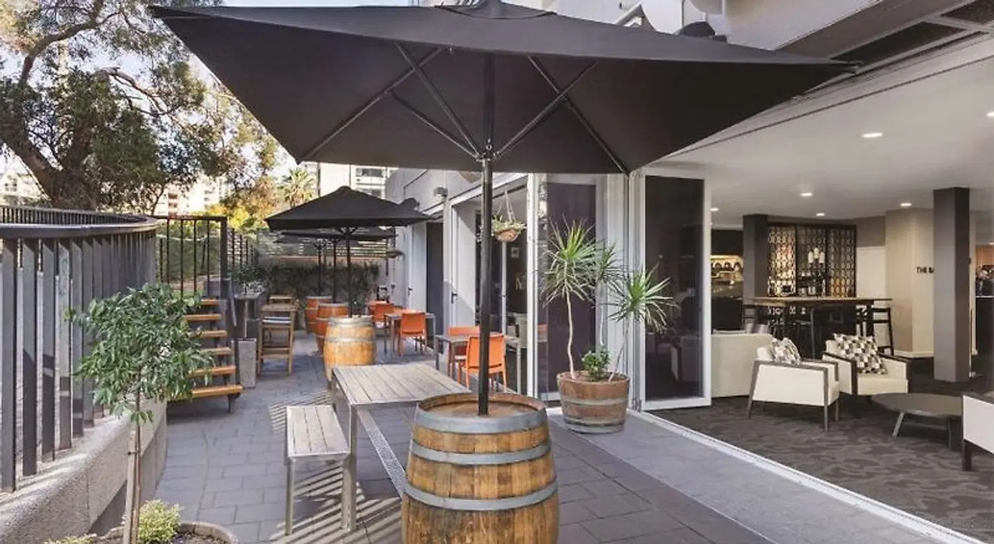 Rendezvous Hotel Perth Central Terrasse