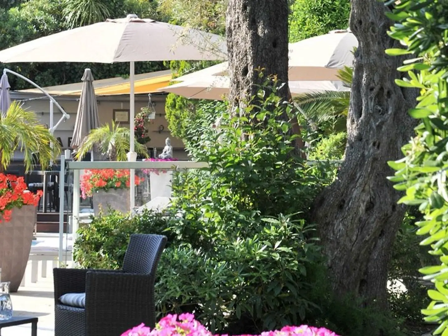 Hotel la Villa Cap d'Antibes Garten