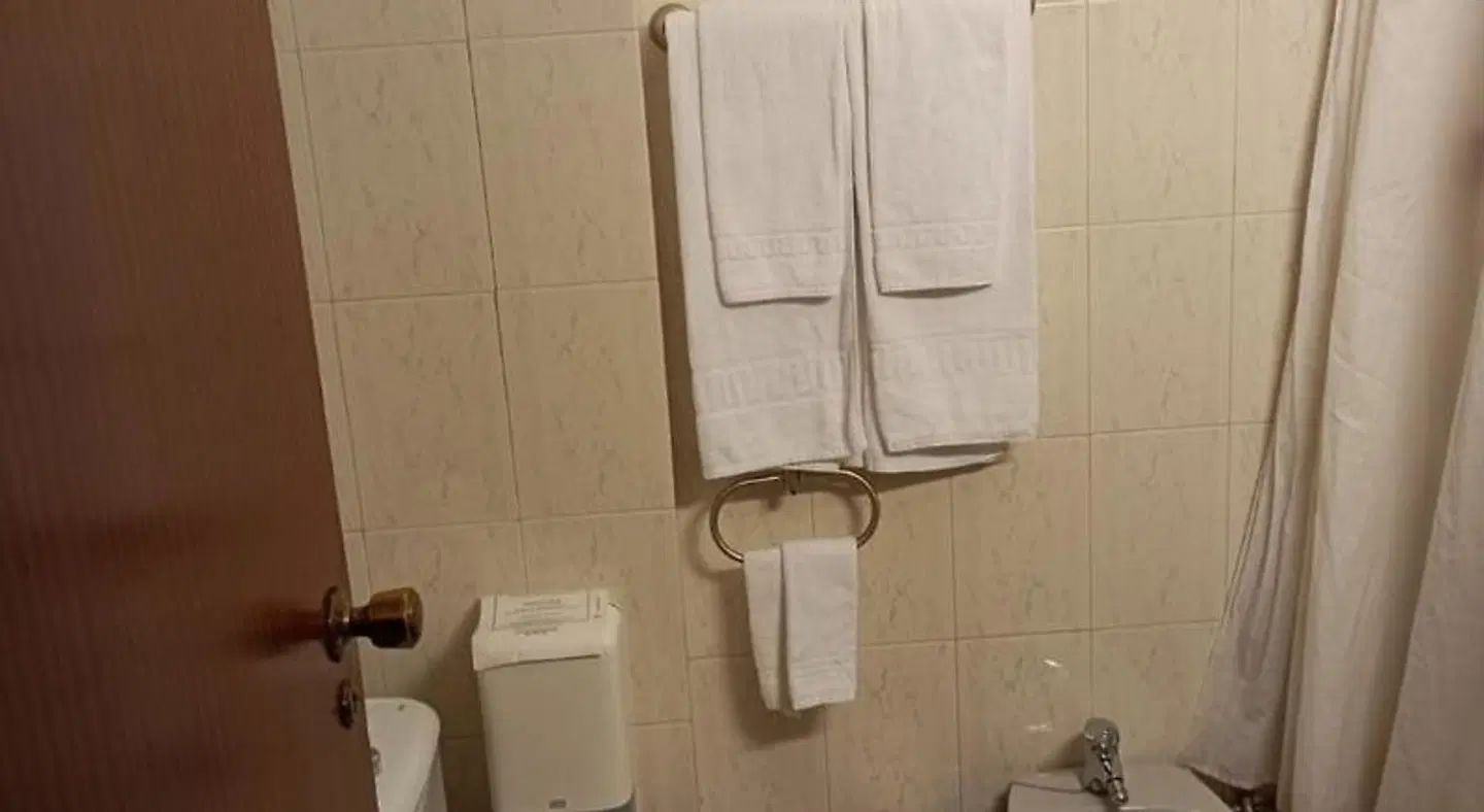 Hotel Cavaleiros De Cristo Badezimmer