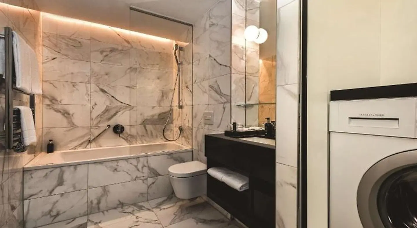 Adina Apartment Hotel Frankfurt Westend Badezimmer