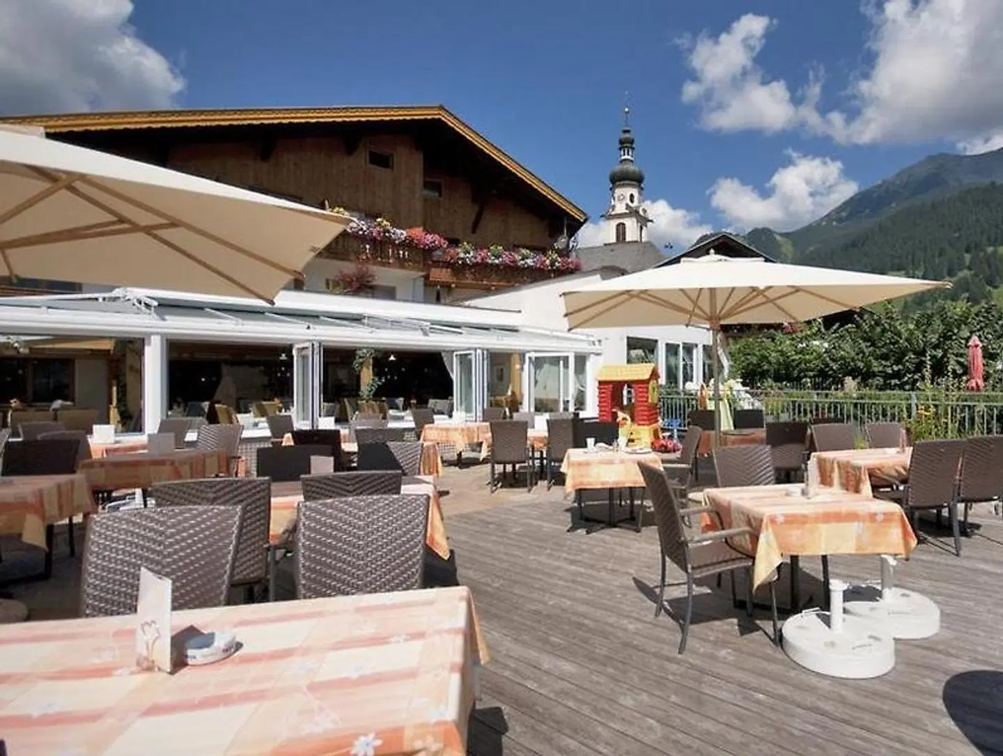 Hubertushof Terrasse