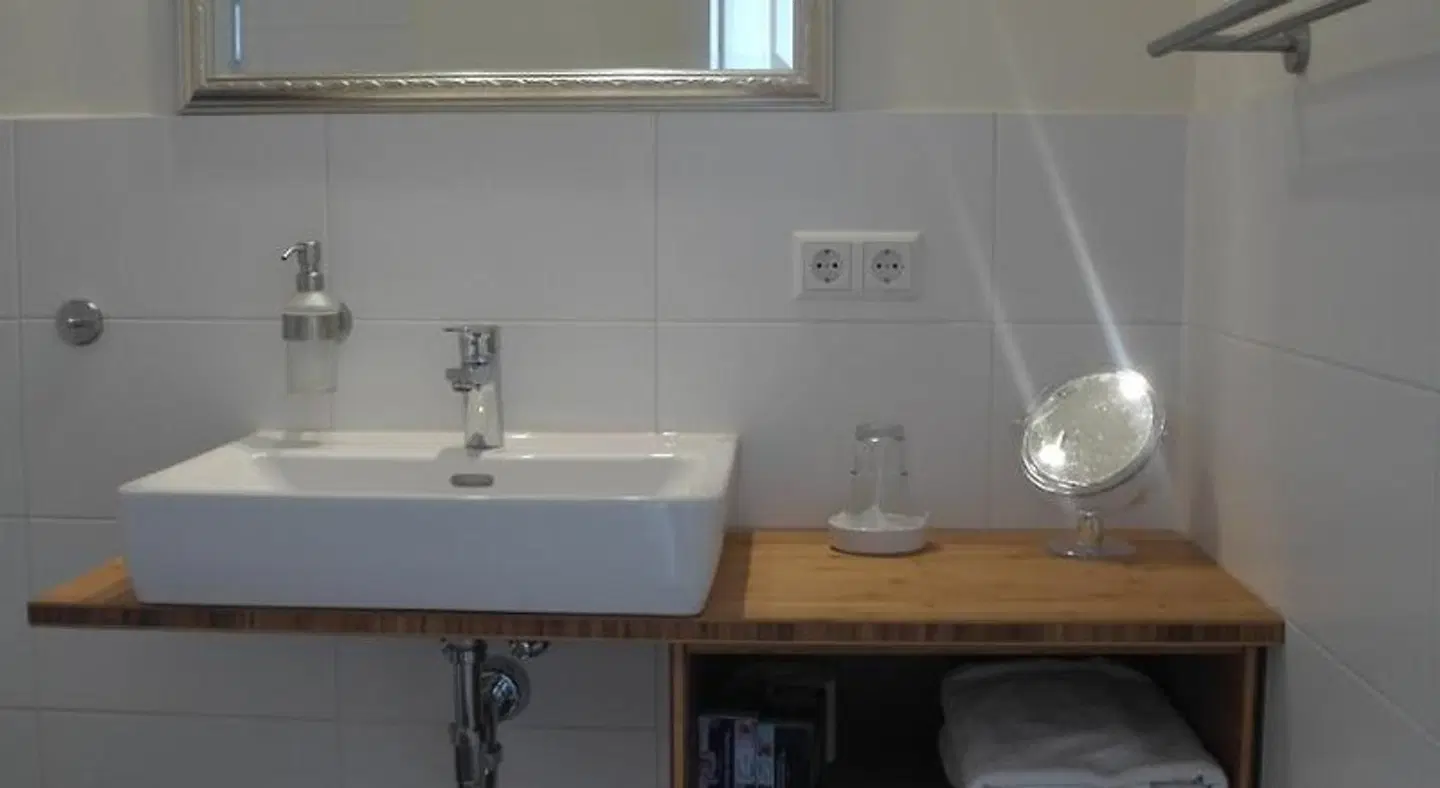 Pension am Kirschgarten Badezimmer