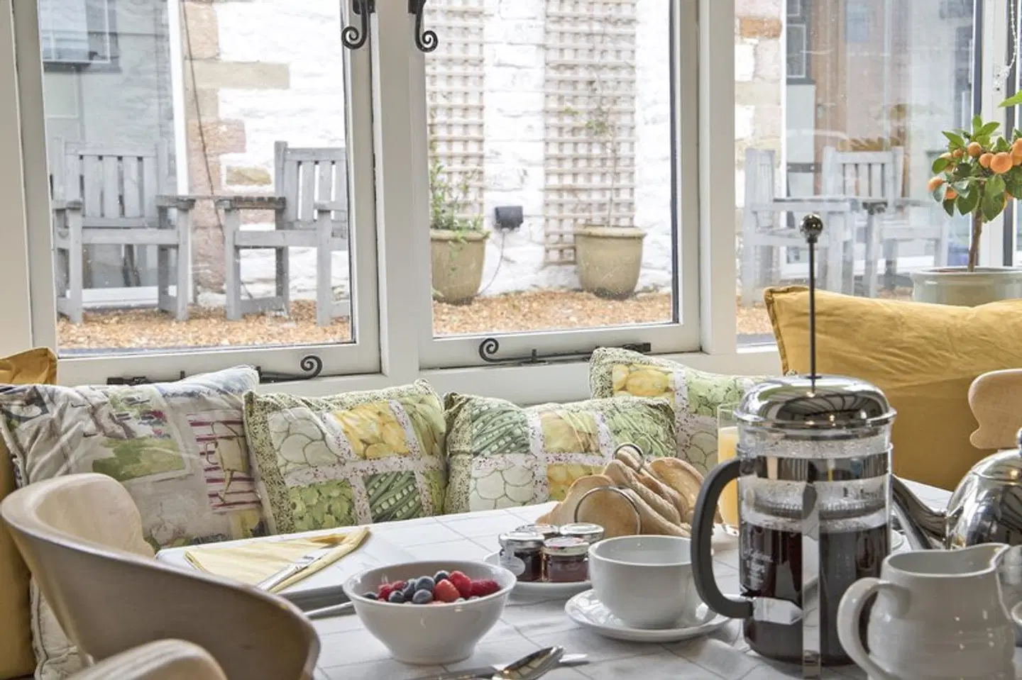 Hawthorn Farm Guest House Terrasse