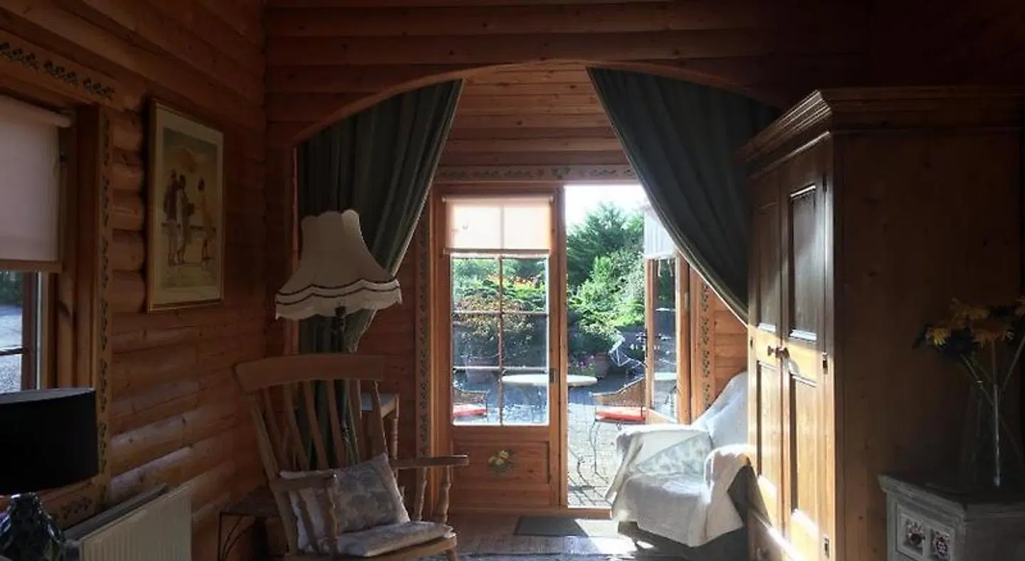 Balnabrechan Lodge Terrasse