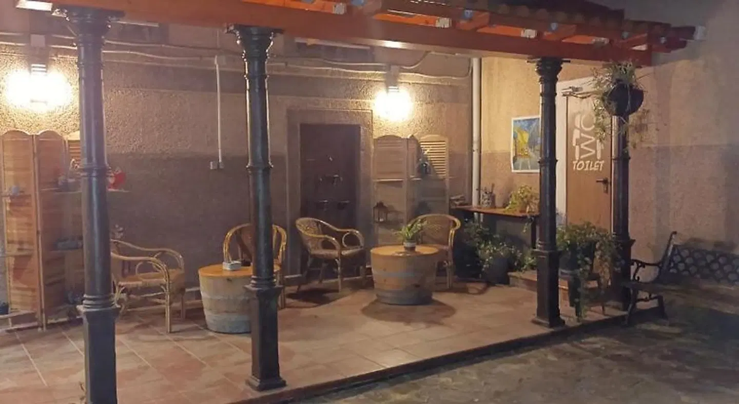 Hostal Ria de Bilbao Terrasse