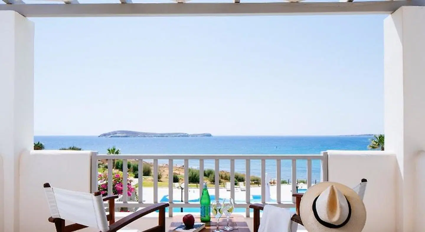Poseidon Of Paros Resort & SPA Terrasse