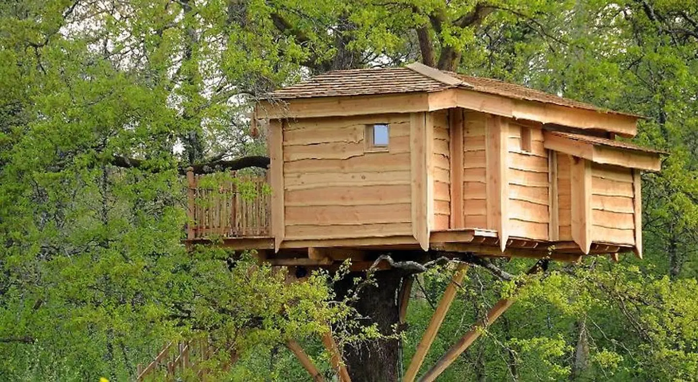 La Cabane Du Vieux Chêne Garten