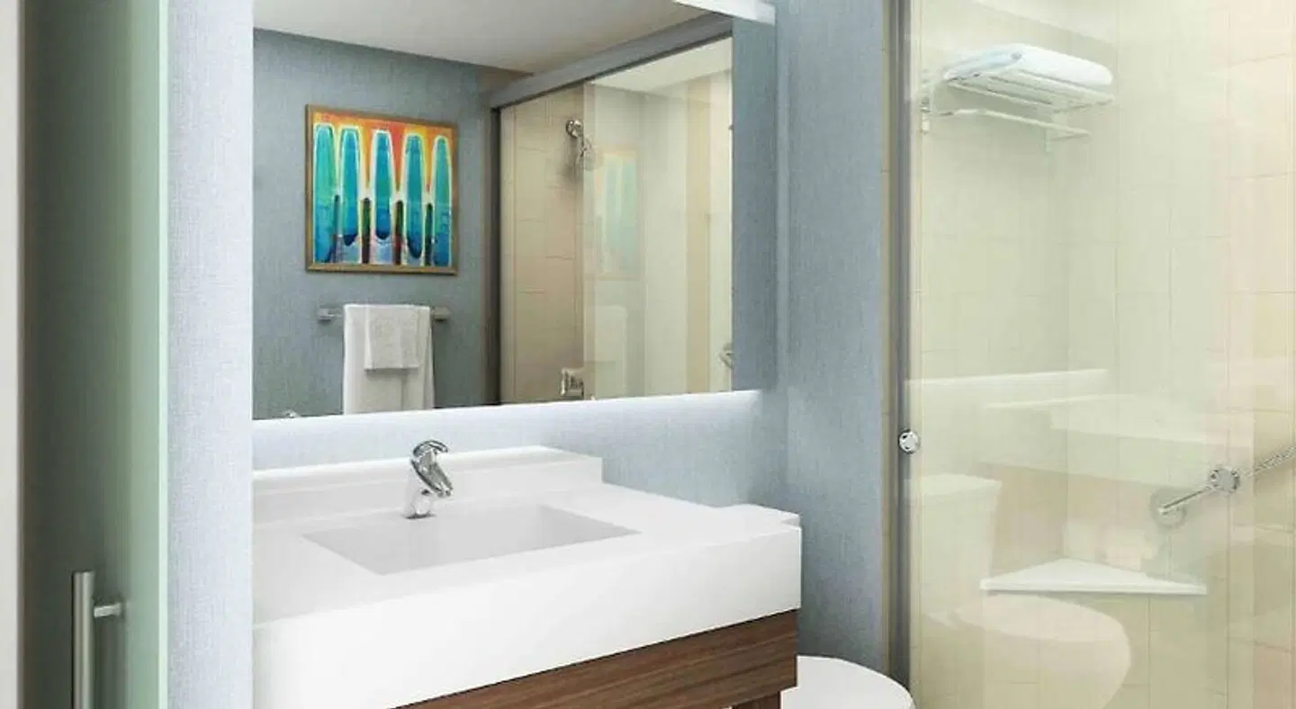 Hyatt Place Austin Airport Badezimmer