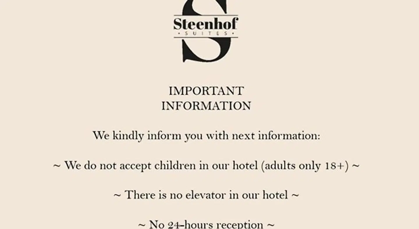 Boutique Hotel Steenhof Suites Landkarte