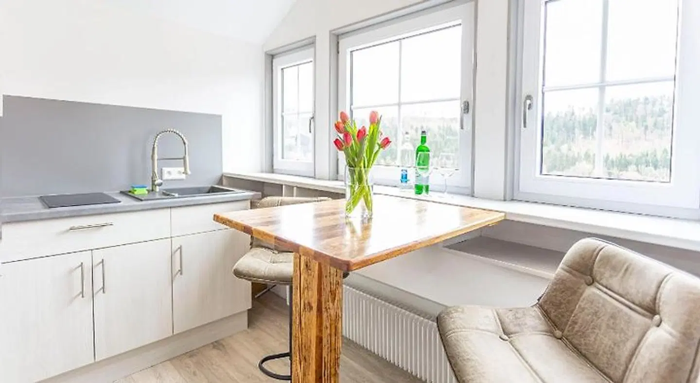 Talblick Badezimmer