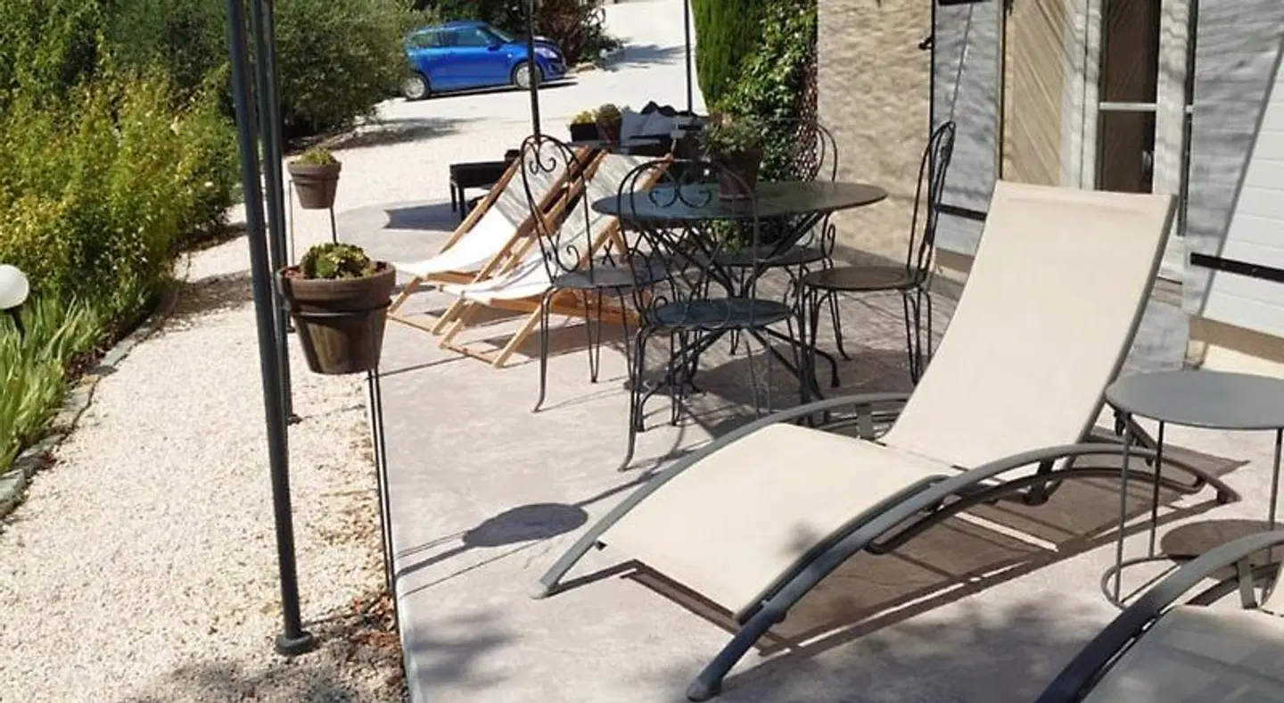B&B La Boissière Et Le Vialat Terrasse