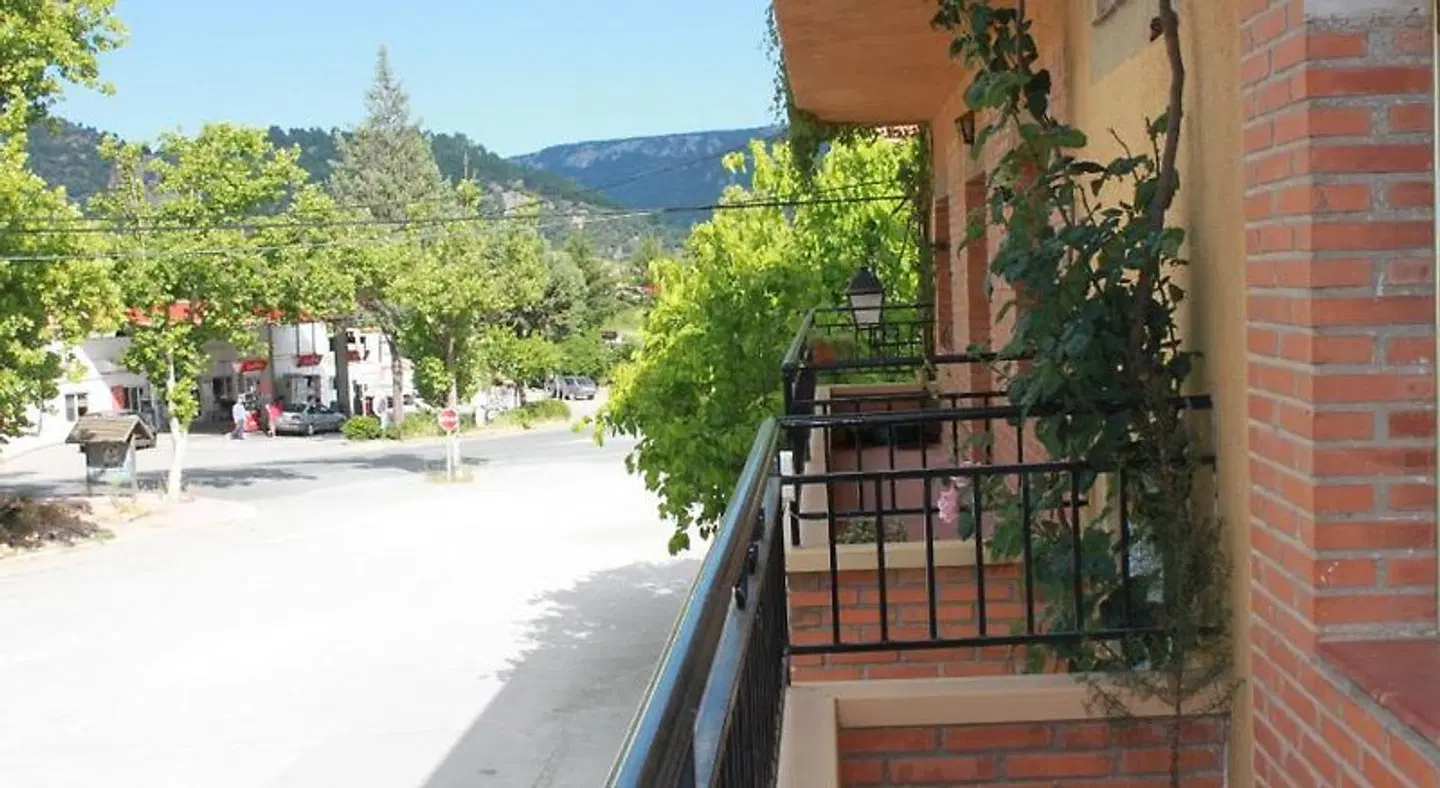 Albergue Los Chorros Terrasse