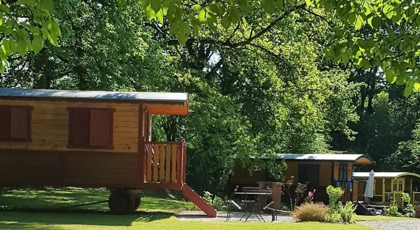 Les Roulottes du Petit Gouffre de Padirac Garten