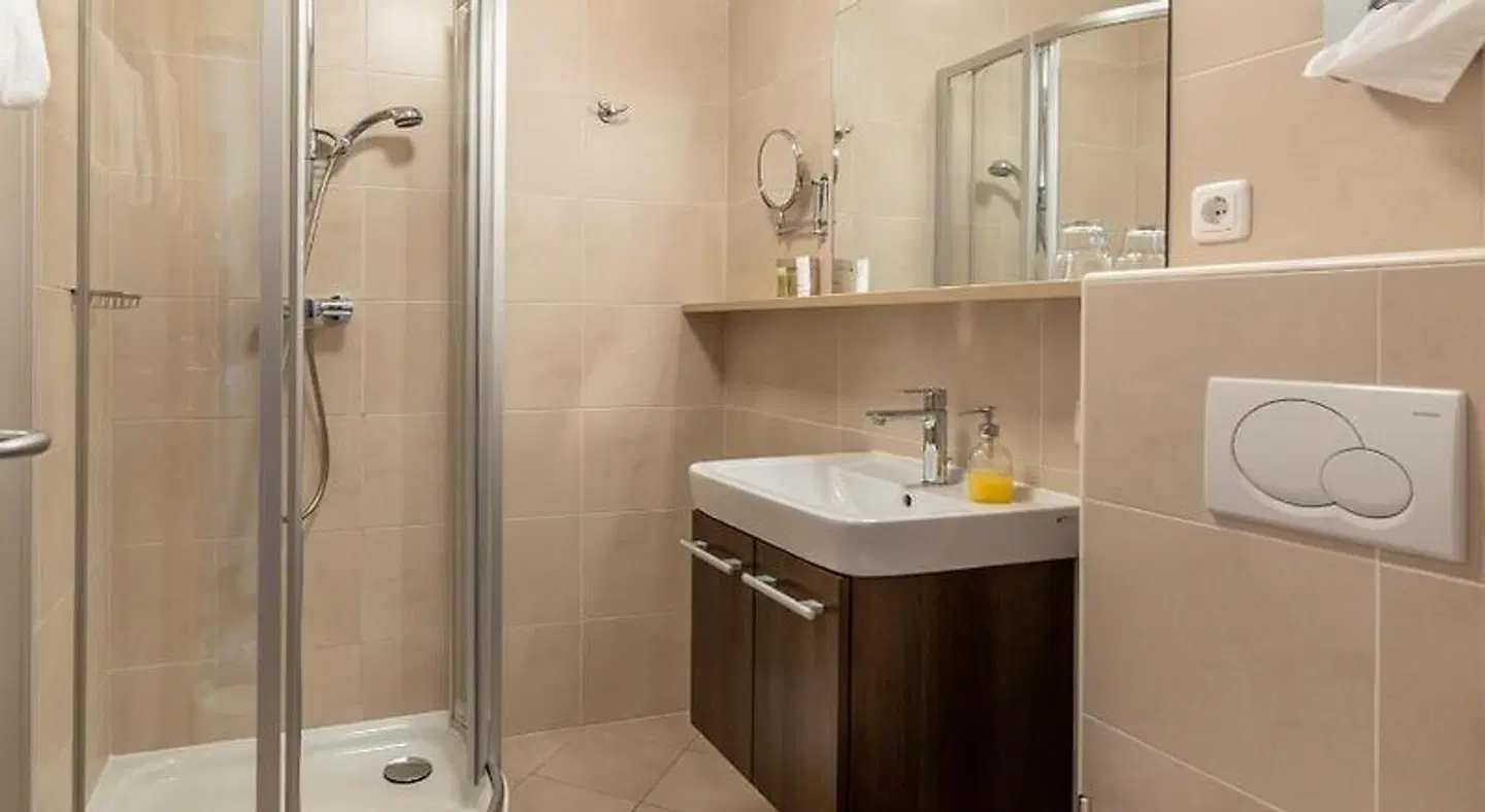 Seehotel im Weyer Badezimmer