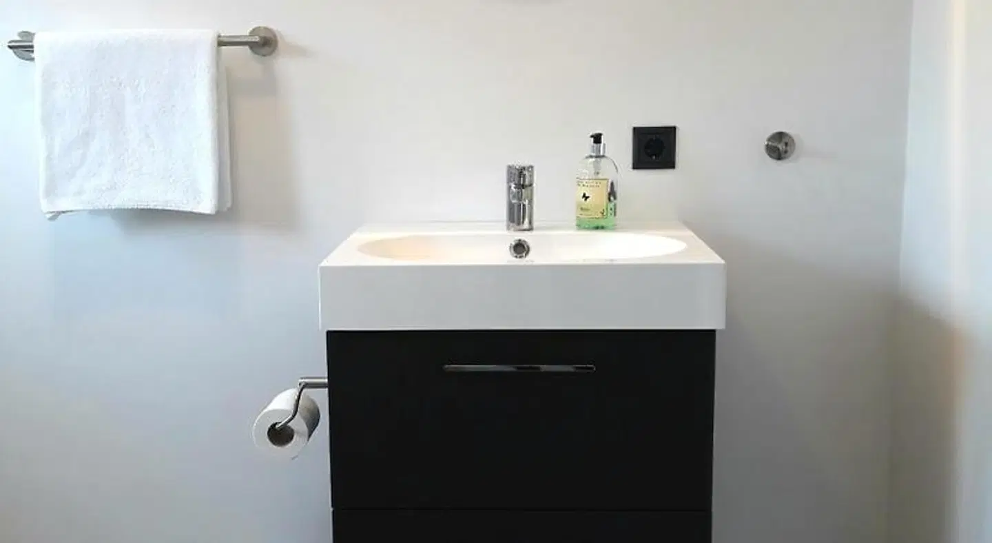 Post-Plaza Guesthouse Badezimmer