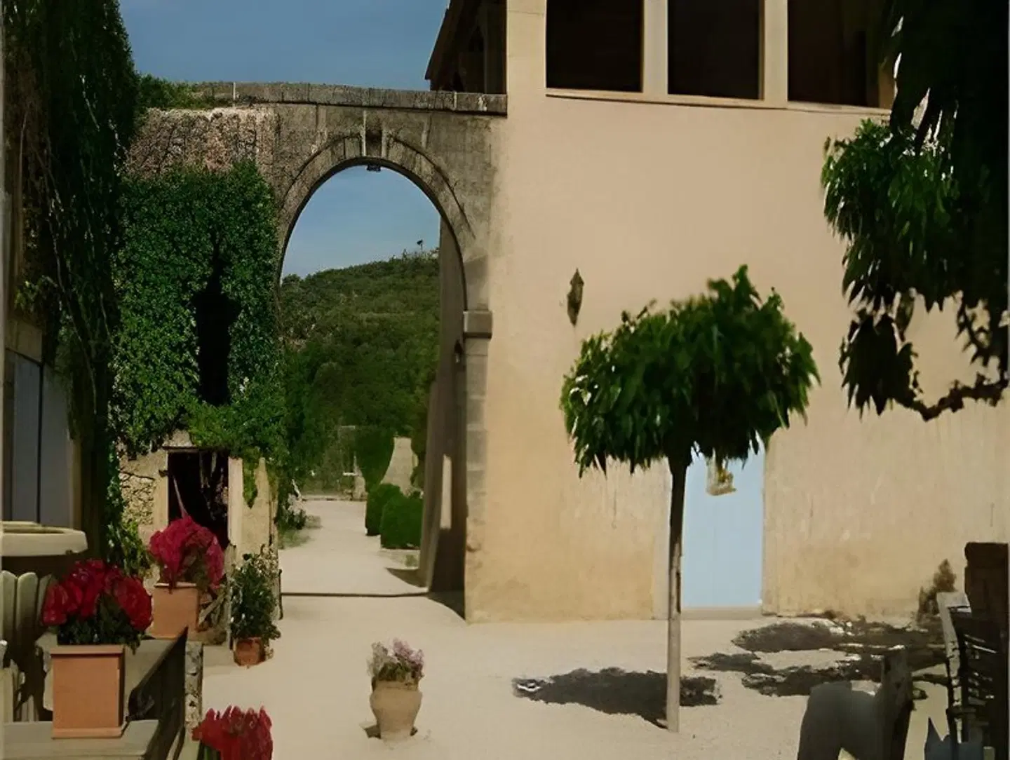 Domaine Des Escaunes Garten