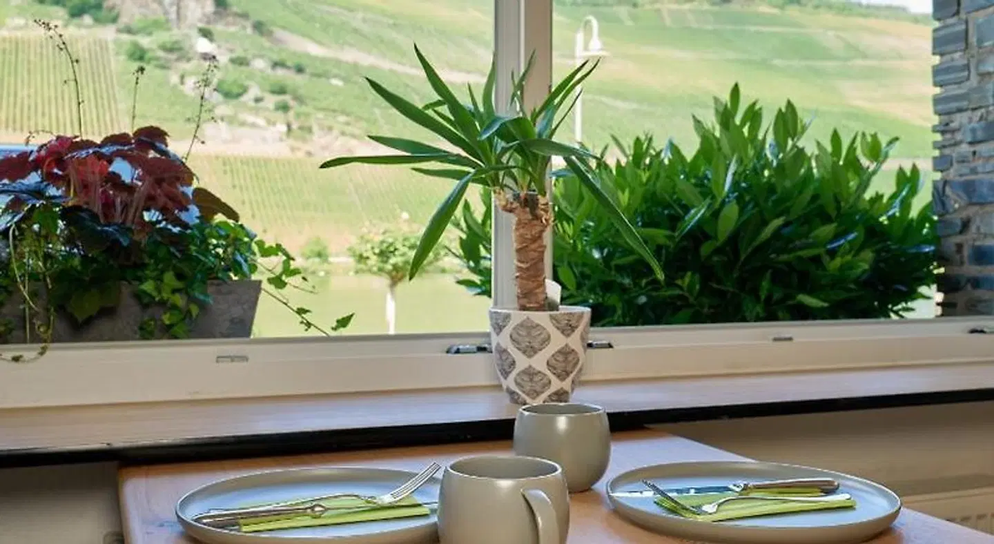 Moselhotel Sonnenuhr Terrasse