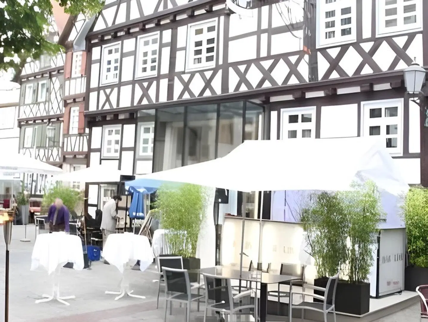 Pfauen Terrasse
